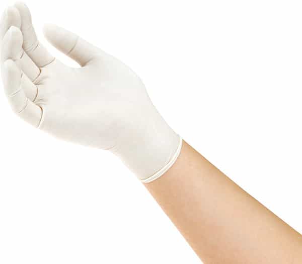Ansell Micro Touch White Nitrile Examination Gloves - Pack Of 150 - Large