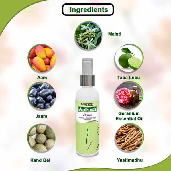 Keya Seth Medicure Ankush V Spray Disinfection & Deodorize For Vagina & Intimate Area - 50Ml