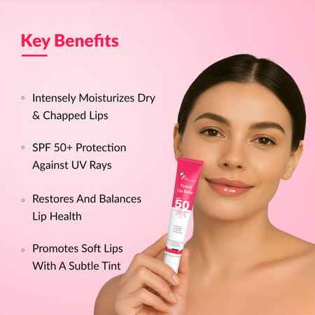 Fixderma Tinted Lip Balm Spf 50 Lip Shield Pa+++ Lip Balm Prevents Pigmentation & Sun Damage 15 Ml