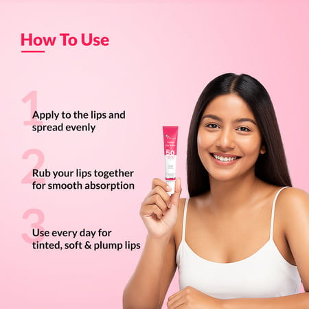 Fixderma Tinted Lip Balm Spf 50 Lip Shield Pa+++ Lip Balm Prevents Pigmentation & Sun Damage 15 Ml