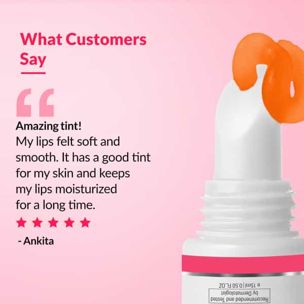 Fixderma Tinted Lip Balm Spf 50 Lip Shield Pa+++ Lip Balm Prevents Pigmentation & Sun Damage 15 Ml