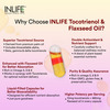 Inlife Tocotrienol Oil 10Mg (Gold Tri.e) & Flaxseed Oil 480Mg Capsules | Veg - 60N