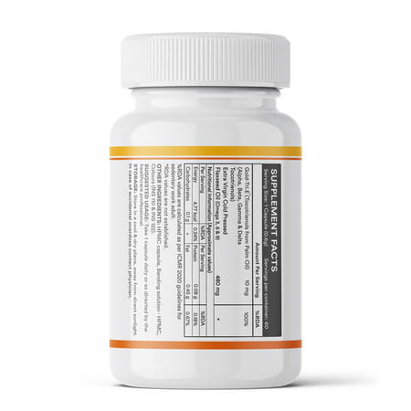 Inlife Tocotrienol Oil 10mg (Gold Tri.E) & Flaxseed Oil 480mg Capsules | Veg - 60n