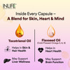 Inlife Tocotrienol Oil 10Mg (Gold Tri.e) & Flaxseed Oil 480Mg Capsules | Veg - 60N