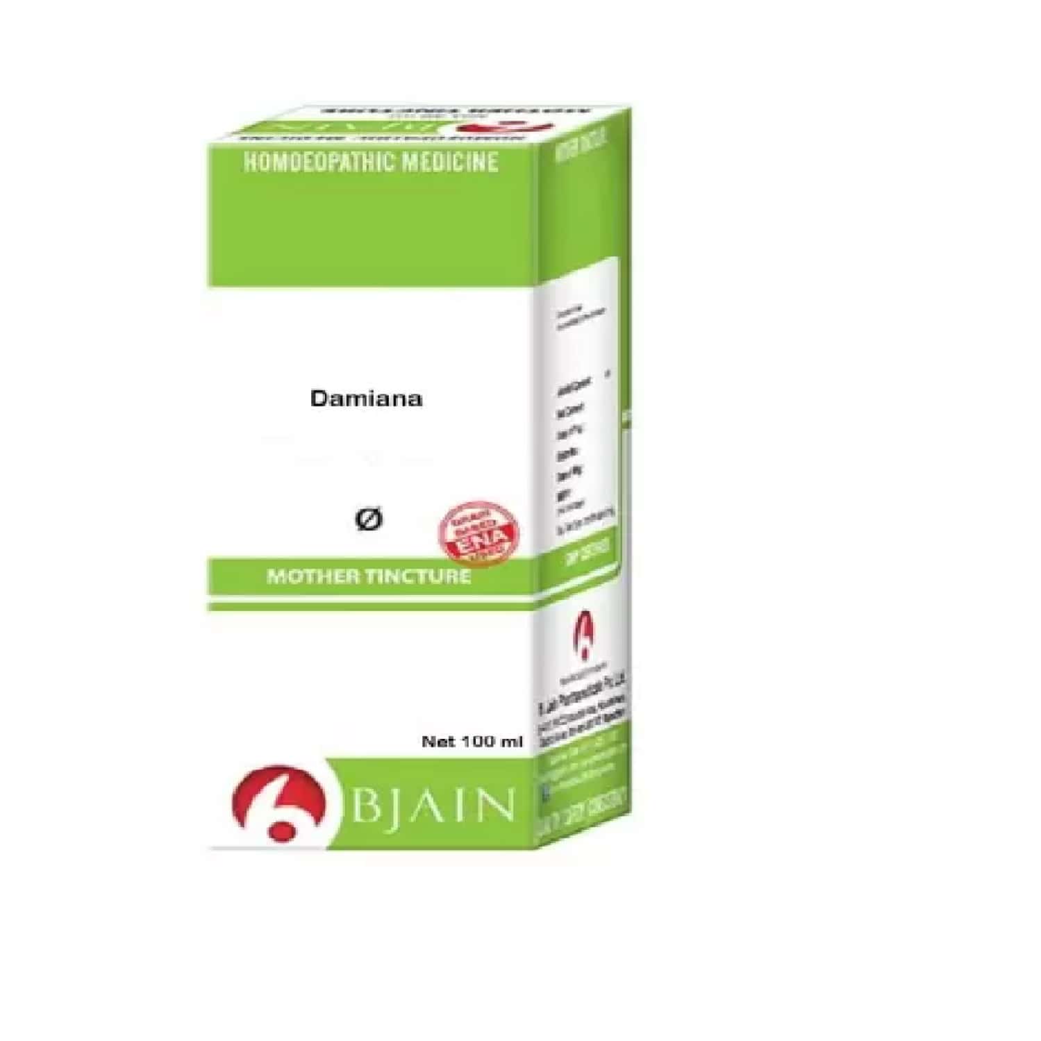 Bjain Damiana 100ml Mother Tincture Q
