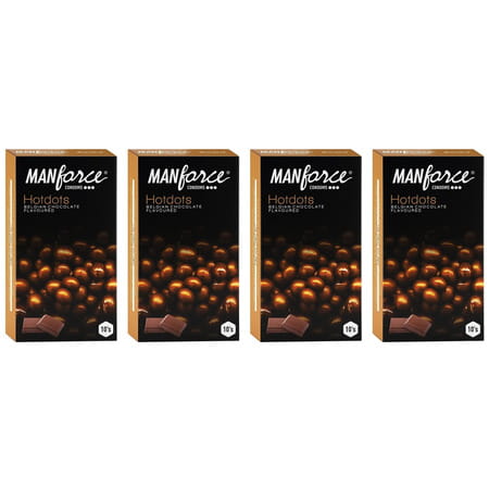 Manforce Condoms Combo Pack (Litchi And Orange Flavoured) 10 Pcs X Pack Of 4