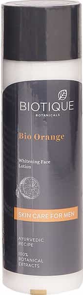 Biotique Bio Orange Whitening Face Lotion Skin Care For Men - 120 Ml