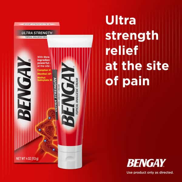 Bengay Pain Relieving Creams And Gels Ultra Strength Patch/4 Count Ad