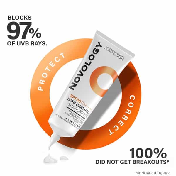 Novology Ultra Light Gel Sunscreen Spf 30 Pa+++ (50 Gm)