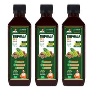 Jeena Sikho Triphala Ras Juice | Triphala Juice | Immunity Constipation Acidity - 30 Ml (pack Of 3)
