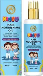 Mom & World Kidsy Hair Nourishing Oil With Comb Applicator For Kids 11 Pure Oils 150ml