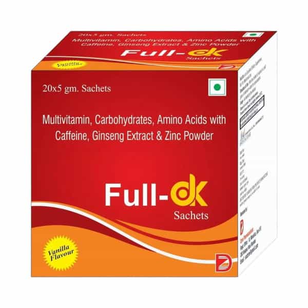 Full Ok Vanilla Flavour Sachet Of 5Gm