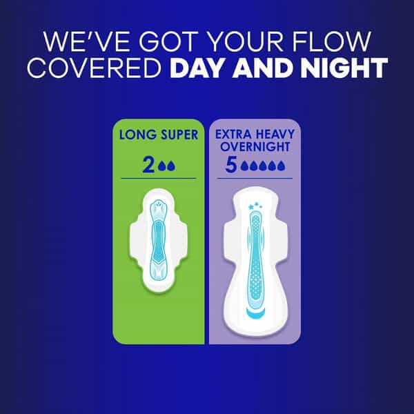Always Maxi Overnight - Extra Heavy - 54 Ct.