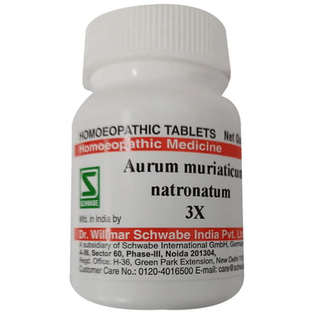 Dr. Willmar Schwabe India Aurum Muriaticum Natronatum Trituration Tablet 3x 20 No'S