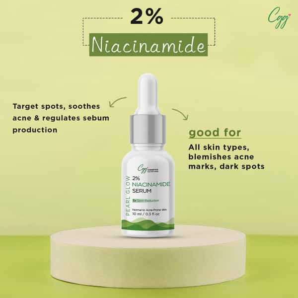 Cgg Cosmetics |Set Of 6 Face Serums | Glowing, Hydrated, Clear, Acne Free, Plump Skin | 10Ml Each