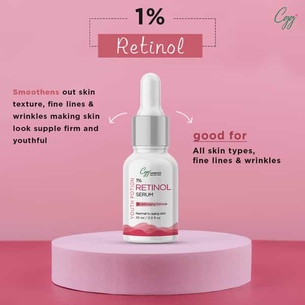 Cgg Cosmetics |Set Of 6 Face Serums | Glowing, Hydrated, Clear, Acne Free, Plump Skin | 10Ml Each