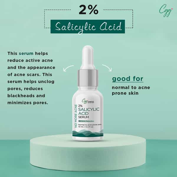 Cgg Cosmetics |Set Of 6 Face Serums | Glowing, Hydrated, Clear, Acne Free, Plump Skin | 10Ml Each