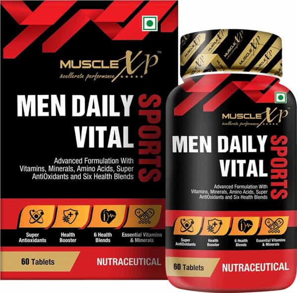 Musclexp Multivitamin Men Daily Sports With 47 Nutrients - 60 Tablets