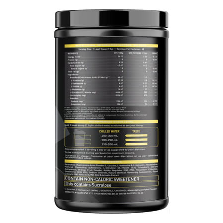 Muscleblaze Bcaa Gold 8:1:1 (Green Apple | 450G | 60 Servings) | With Higher Leucine