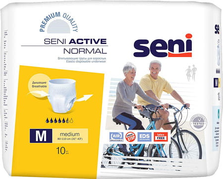 Seni Active Normal Adult Pull Ups M Diapers 10
