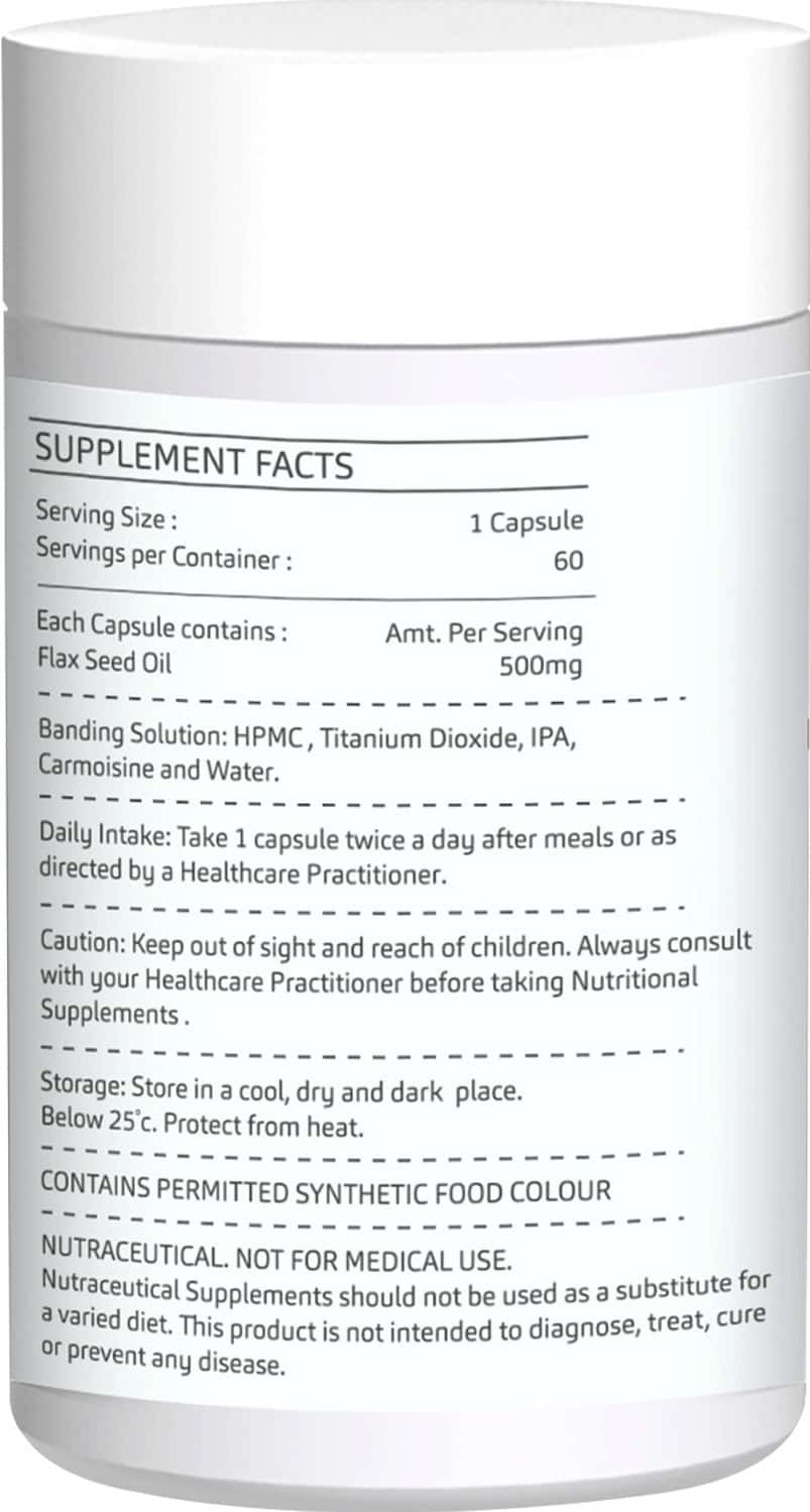 Buy MINIES NATURALS FLAXSEED OIL VEGAN CAPSULES Online & Get Upto 60