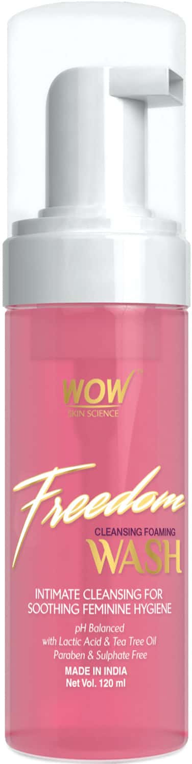 Wow Skin Science Freedom Cleansing Foam Wash - 120 Ml