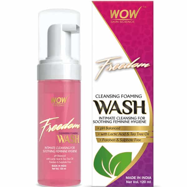 Wow Skin Science Freedom Cleansing Foam Wash - 120 Ml