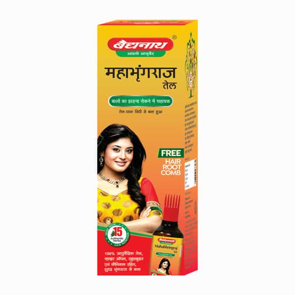 Baidyanath Asli Ayurved Mahabhringraj Tel | For Hair Growth | Anti Dandruff | 100Ml