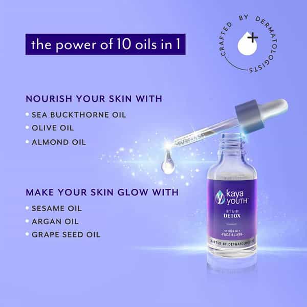 Kaya Youth Urban Detox 10 Oils In 1 Face Elixir - 30Ml