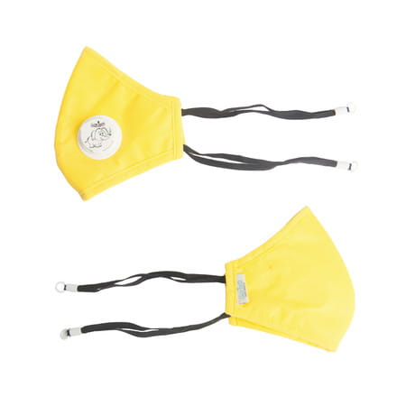 Advind Healthcare Smog Guard N95 Kids Mask Without Valve Xs (3-5 Years) - Yellow Pack Of 5