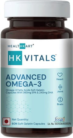 Healthkart Advanced Omega-3 - 60 Capsules