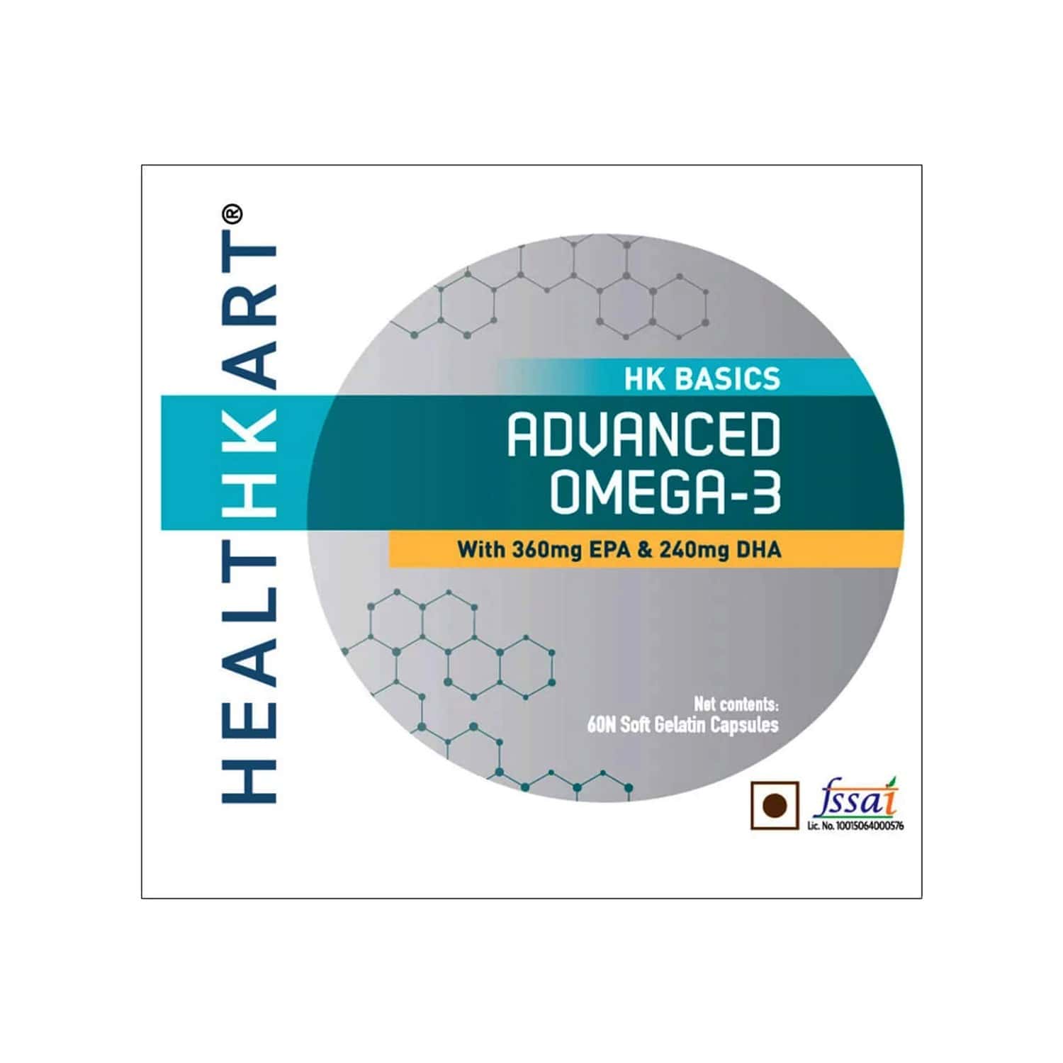Buy Healthkart Advanced Omega3 60 Capsules Online & Get Upto 60 OFF