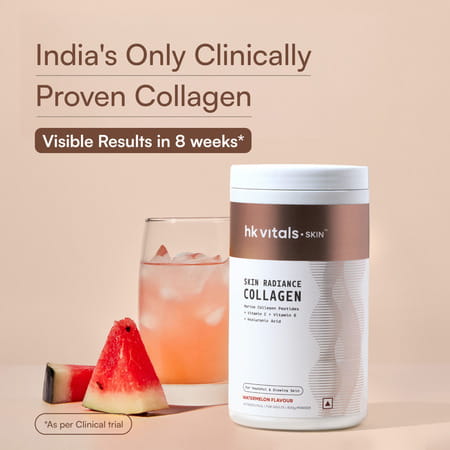 Hk Vitals Skin Radiance Marine Collagen Supplement (Watermelon| 400G) |Vitamin C| E