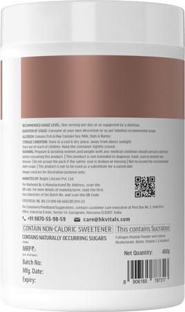 Hk Vitals Skin Radiance Marine Collagen Supplement (Watermelon| 400G) |Vitamin C| E