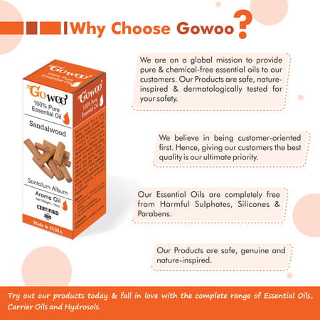 Pack Of 2 S&Alwood Essential Oil & Almond Carrier Oil - 100% Pure & Natural Oil