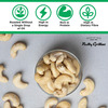 Nutty Gritties Roasted Cashews| Lightly Salted And Dry Roasted Healthy Snack - 200G