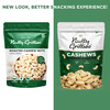 Nutty Gritties Roasted Cashews| Lightly Salted And Dry Roasted Healthy Snack - 200G