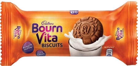 Cadbury Bournvita Biscuits - Cookies With Pro Health Vitamins 46.5 G Pouch