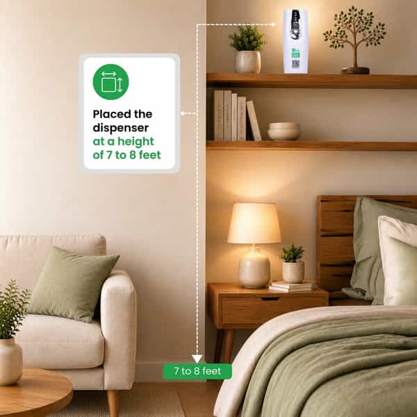 Hicare Automos Starter Pack | Mosquito Repellent Machine With Refill | Safe For Kids & Pets - 90 Ml