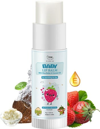 Tnw- The Natural Wash Baby Lip Balm For Dry Lips | Lip Balm For Kids - 6 G