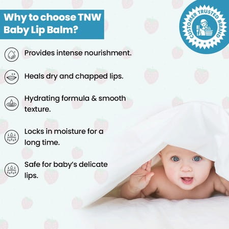 Tnw- The Natural Wash Baby Lip Balm For Dry Lips | Lip Balm For Kids - 6 G