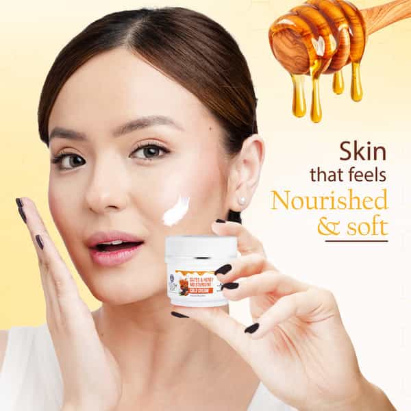 Ayouthveda Dates & Honey Moisturising Cold Cream | Aloe Vera To Deeply Nourish & Soften Skin 50 Gm
