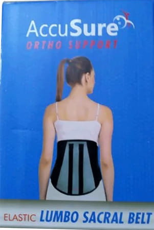 Accusure Ortho Support Elastic Lumbo Sacral Belt | Medium | B10