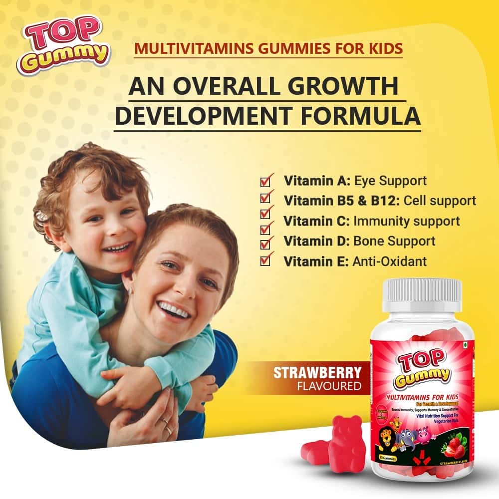 Buy Top Gummy Multivitamins For Kids For Growth & Development