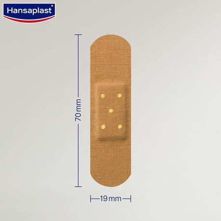Hansaplast Antiseptic Regular Bandage For Cuts & Wounds | Breathable | Kids & Adults | 100 Strips