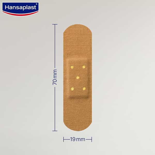 Hansaplast Antiseptic Regular Bandage For Cuts & Wounds | Breathable | Kids & Adults | 100 Strips