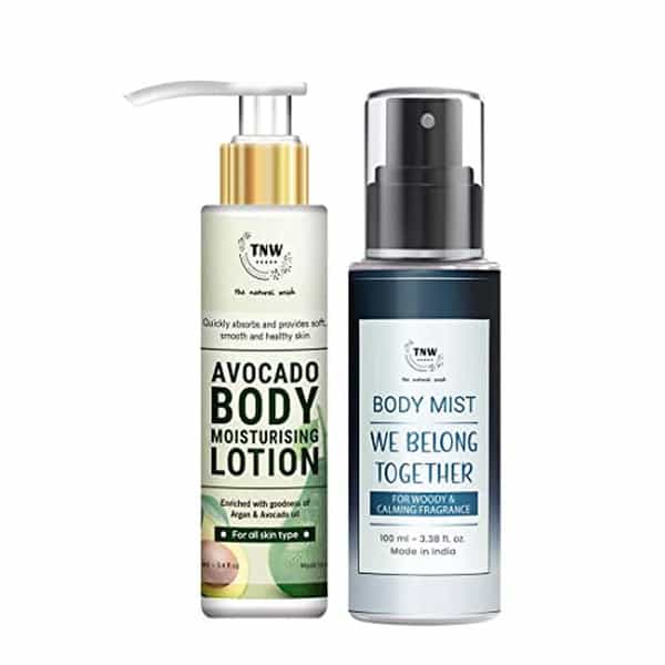 Tnw The Natural Wash Combo With We Belong Together Body Mist And Avocado Body Lotion