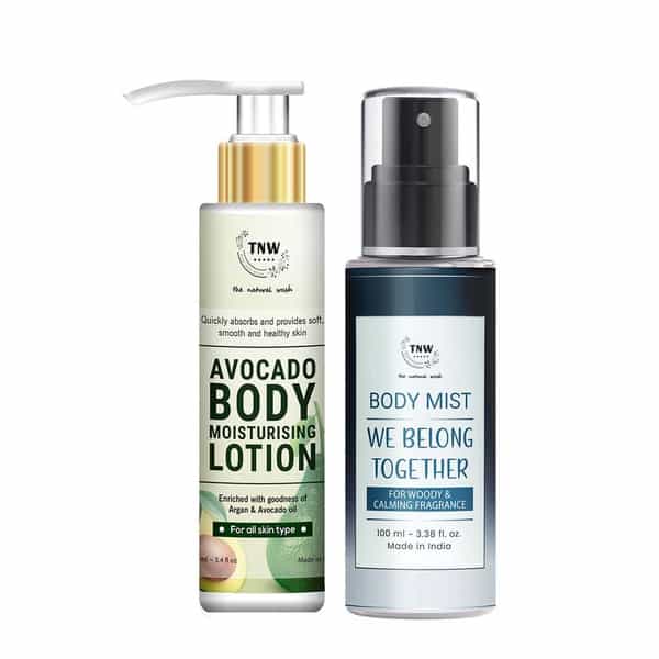 Tnw The Natural Wash Combo With We Belong Together Body Mist And Avocado Body Lotion