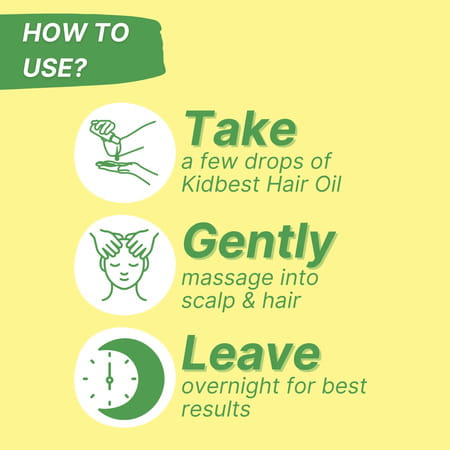 Healthbest Kidbest Hair Oil For Kids|Hair Growth|Damaged Hair|Tear Paraben Sls Free|250ml