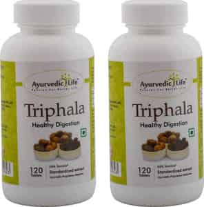 Ayurvedic Life Triphala Tablets 120 Count Pack Of 2 Natural